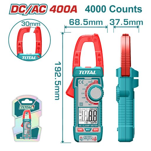 [TMT762002] TOTAL - TMT762002 - Multimètre DC/AC 600V