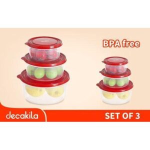[KMTT121R] DECAKILA - KMTT121R - food container set