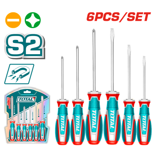 [TKSDS0626] TOTAL - TKSDS0626 - Jeu de tournevis 6pcs