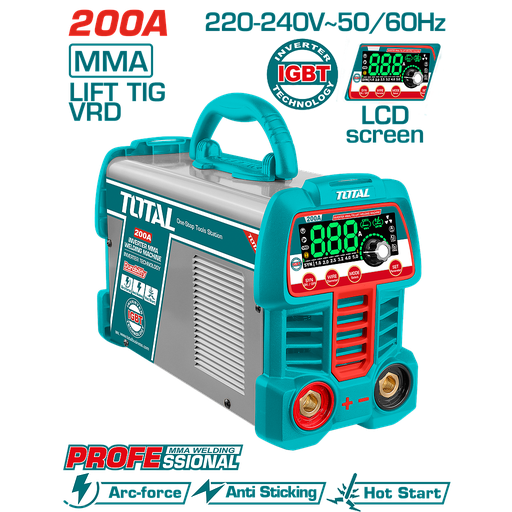 [TW2200691] TOTAL - TW2200691 - Poste à Souder inverter MMA - 200A@60%