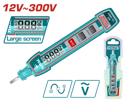 [THTS33001] TOTAL - THTS33001 - Stylo testeur de tension 12-300V