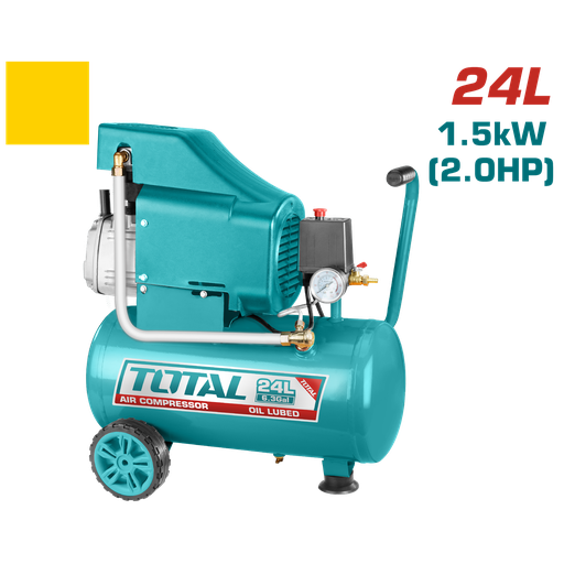 [TC202416] TOTAL - TC202416 - Compresseur d'air 24L 1.5 kW (2 HP)