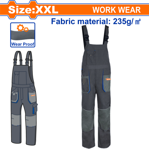 [WUN4805.XXL] WDF - WUN4805.XXL - Uniforme de travail taille XXL