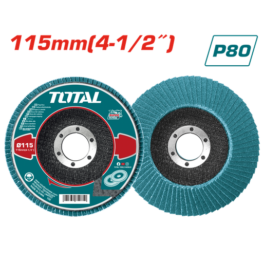 [TAC641153] قرص صنفرة شرائحي زركونيوم - Ø115mm P80