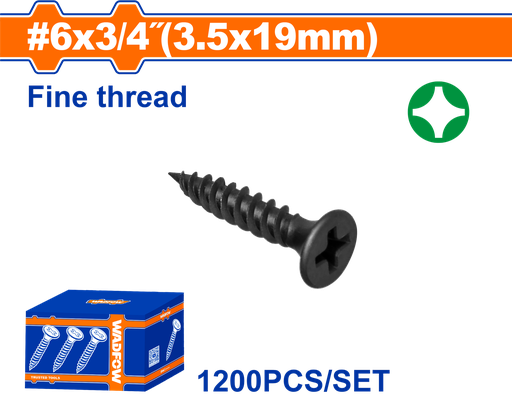 [WXS2511] WDF - WXS2511 - Vis pour cloison sèche 3.5x19mm