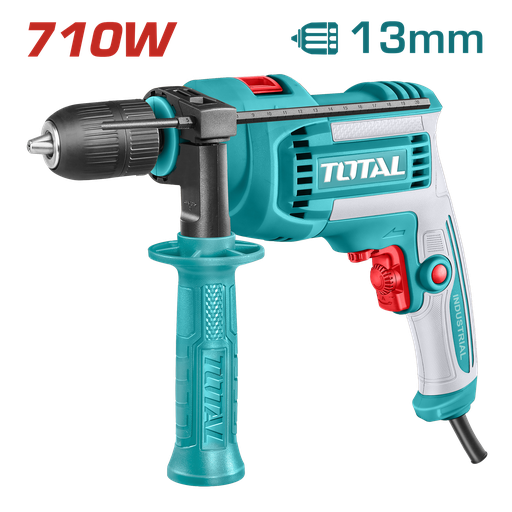 [TG10713662] TOTAL - TG10713662 - Perceuse à percussion 710W - Ø13mm Mandrin auto-serrant