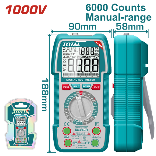 [TMT5310002] TOTAL - TMT5310002 - Multimètre 1000V