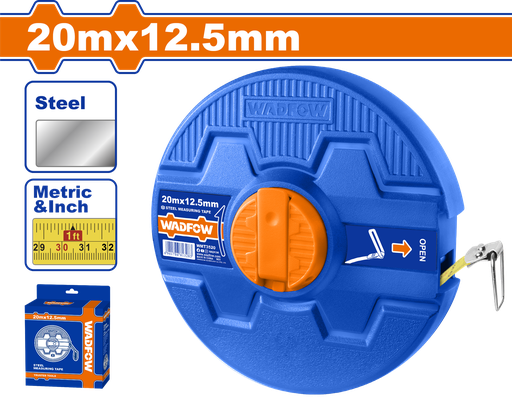 [WMT3520] شريط قياس فولاذي 20mx12.5mm