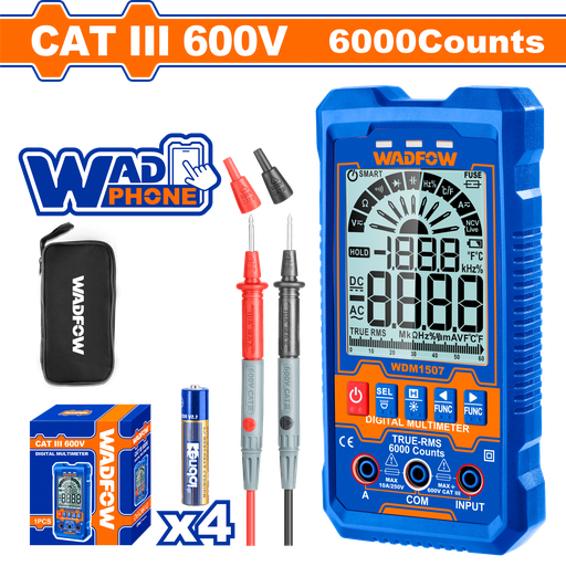 [WDM1507] WDF - WDM1507 - Multimètre numérique 600V