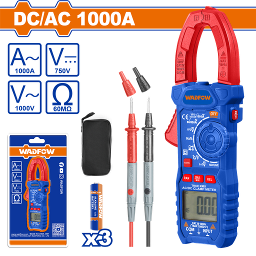 [WDM65085] WDF - WDM65085 - Pince ampèremétrique DC/AC 1000A