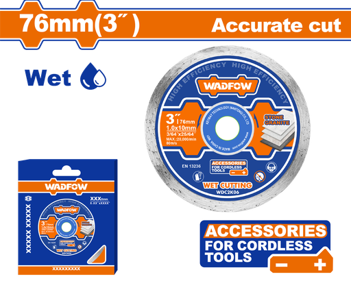 [WDC2K06] WDF - WDC2K06 - Disque diamant Ø76mm