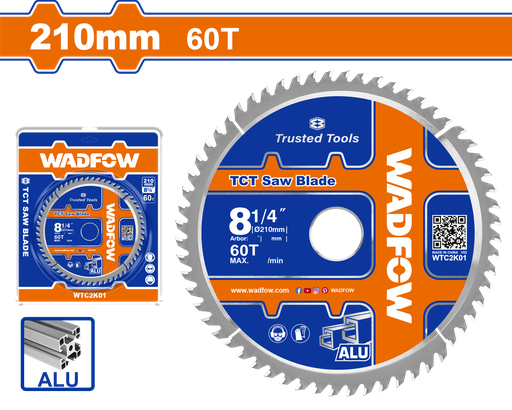 [WTC2K01] شفرة قطع ألمنيوم - Ø210mm 60T