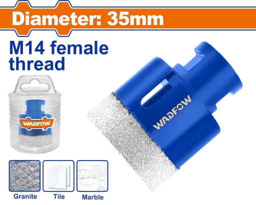[WKJ8K35] WDF - WKJ8K35 - Scie cloche carrelage Ø35mm M14
