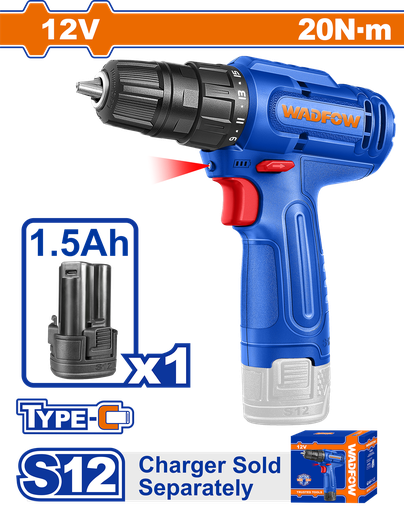 [WCDS518] WDF - WCDS518 - Perceuse sans fil - 12V 20Nm