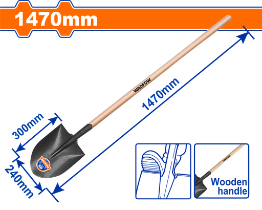 [WSE2327] WDF - WSE2327 - Pelle en acier 1470mm