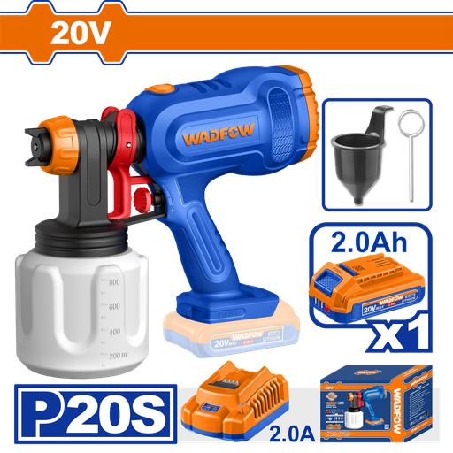 [WSU30664] WDF - WSU30664 - Pistolet à peinture sans fil 20V