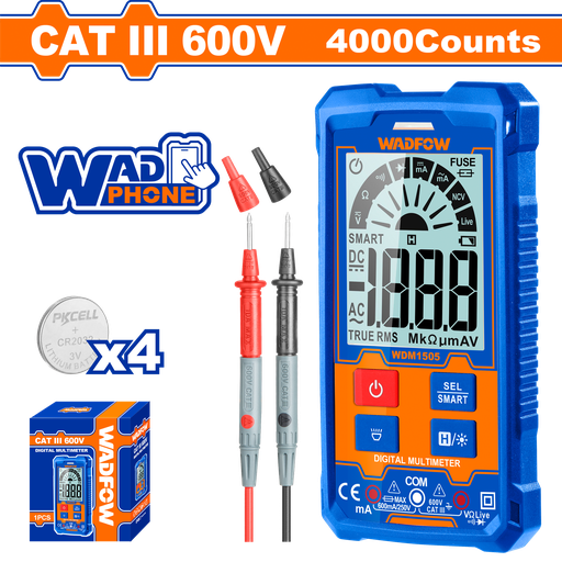 [WDM1505] WDF - WDM1505 - Multimètre numérique 600V