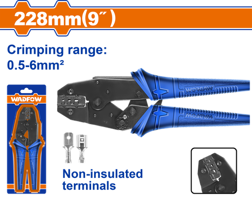 [WCP1609] WDF - WCP1609 - Pince à sertir à cliquet 0.5-6mm²