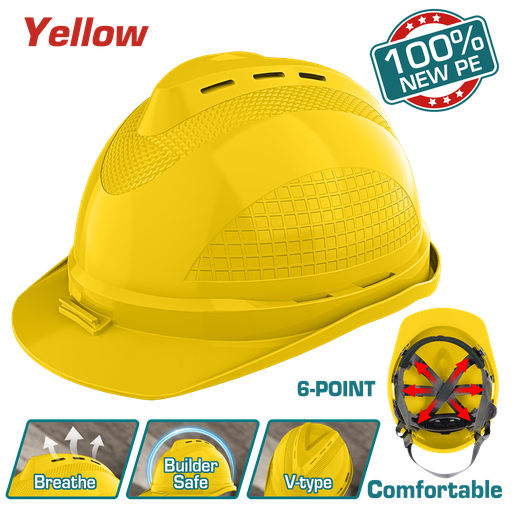 [TSP8601] TOTAL - TSP8601 - Casque de securite jaune