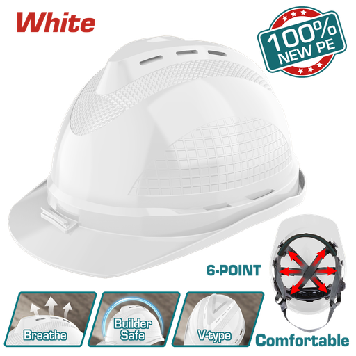 [TSP8602] TOTAL - TSP8602 - Casque de securite blanc