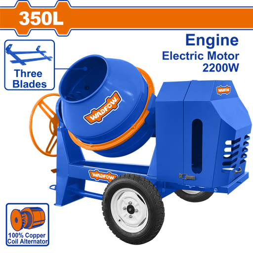 [WCM1U906] WDF - WCM1U906 - Betonniere électrique 350L 2.2kW 3HP