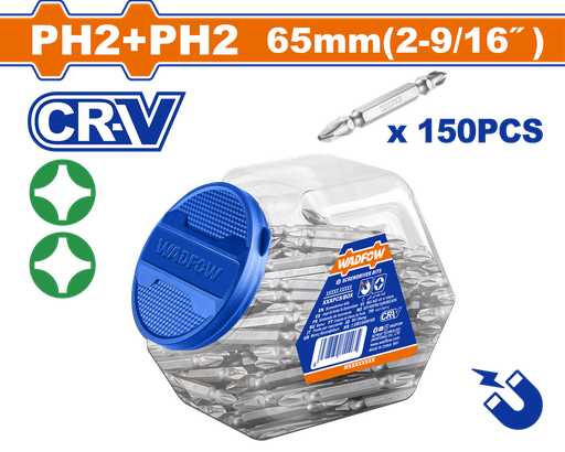 [WSV0KPH25] لقم مفك PH2 150 قطعة