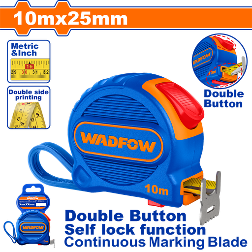 [WMT2250] WDF - WMT2250 - Ruban à mesurer en acier 10mx25mm