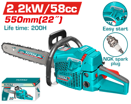 [TG5582211] TOTAL - TG5582211 - Scie à chaîne à essence 22" - 2.2KW