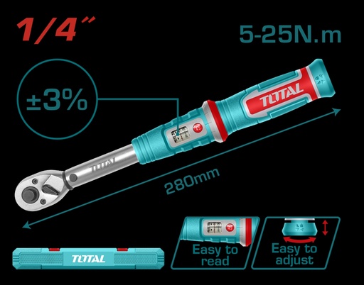 [THPTW1425N8] مفتاح عزم 280Nm