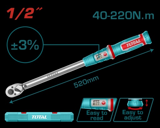 [THPTW1220N6] مفتاح عزم 220Nm