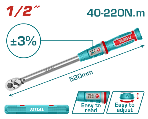 [THPTW1220N6] TOTAL - THPTW1220N6 - Clé dynamométrique 220Nm