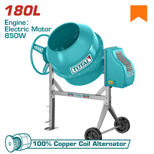 [TCM1806-1] TOTAL - TCM1806-1 - Bétonnière 180L - 850W
