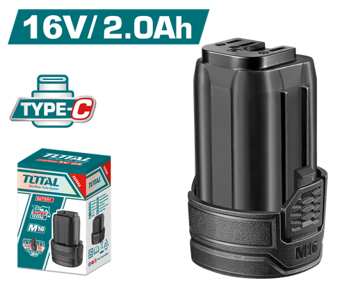[TFBLI1626] TOTAL - TFBLI1626 - Batterie lithium-ion 16V 2.0AH