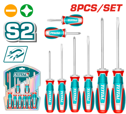 [TKSDS0826] TOTAL - TKSDS0826 - Jeu de tournevis 8pcs