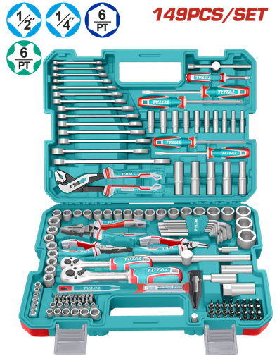[THKTHP61497] TOTAL - THKTHP61497 - Mallette à outils 149 pcs